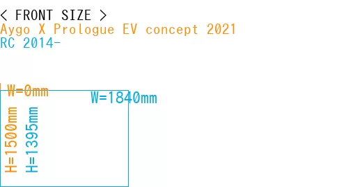 #Aygo X Prologue EV concept 2021 + RC 2014-